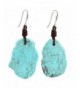 Bohemian Imitation Turquoise Earrings Genuine