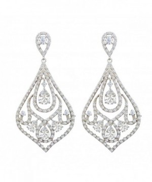 SELOVO Vintage Teardrop Wedding Earrings