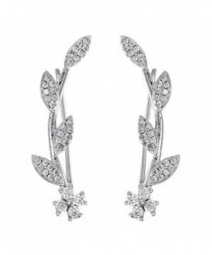 Crawler Earrings Women Climber Silver