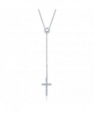 Samie Collection Rhodium Plated Pav Necklace