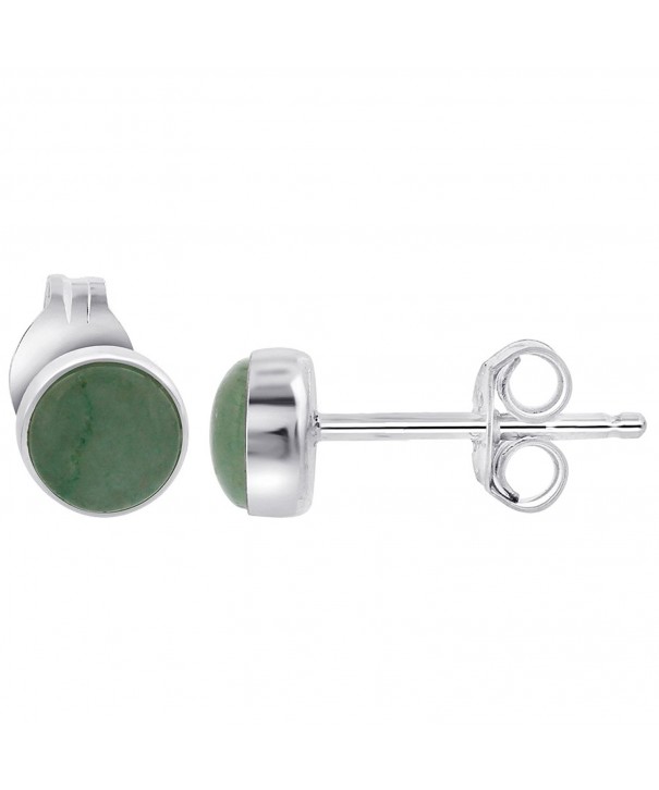 Gem Avenue Sterling Simulated Aventurine