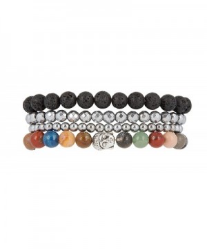 Buddha Bracelets Hematite SPUNKYsoul Collection