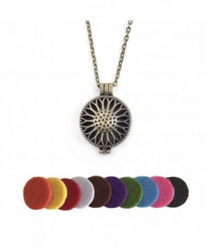 Aromatherapy Essential Diffuser Sunflower Pendants