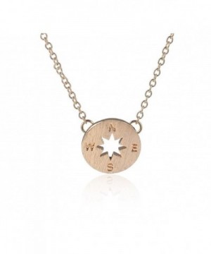 Compass Necklace Graduation Present gold plated base