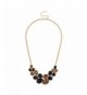 Lux Accessories Teardrop Statement Necklace