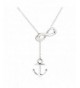 ELBLUVF Stainless Infinity Necklace 18inches