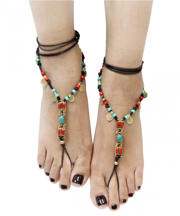 Bohemian Style Barefoot Sandals Option