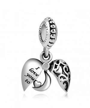 Heart Charms Openable Dangle Bracelets