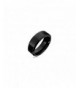 Black Flat Tungsten Wedding Band 7 5