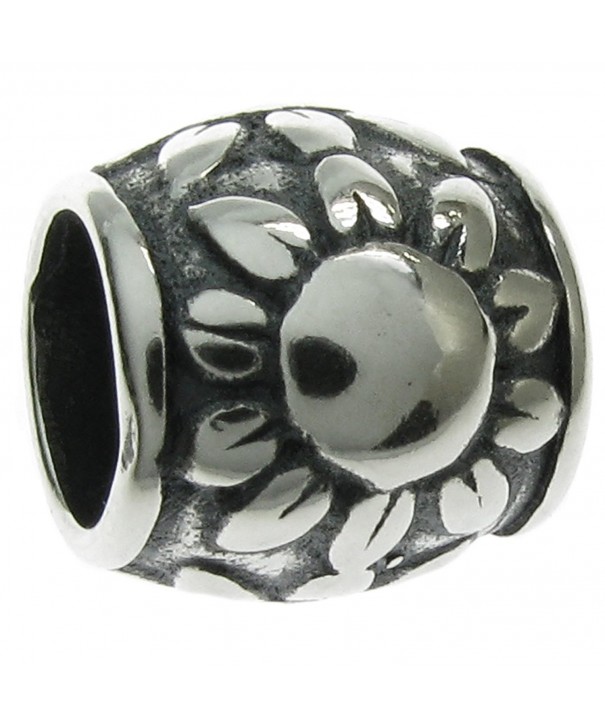 Sterling Silver Sunflower European Style