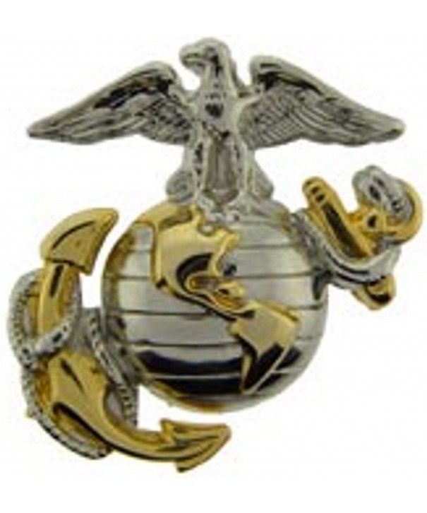 Marine Corps Emblem Silver Lapel