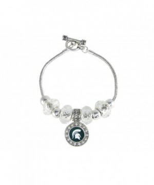 Michigan Spartans Slider Bracelet Jewelry