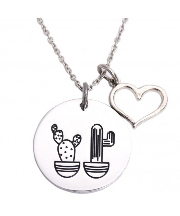 Cactus Necklace Together Stainless Necklaces