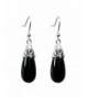 Sterling Natural Teardrop Filigree Earrings