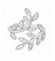 Sterling Silver Leaf Statement Ring