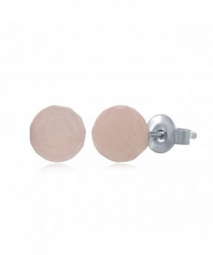 Sterling Faceted Natural Earrings Hypoallergenic