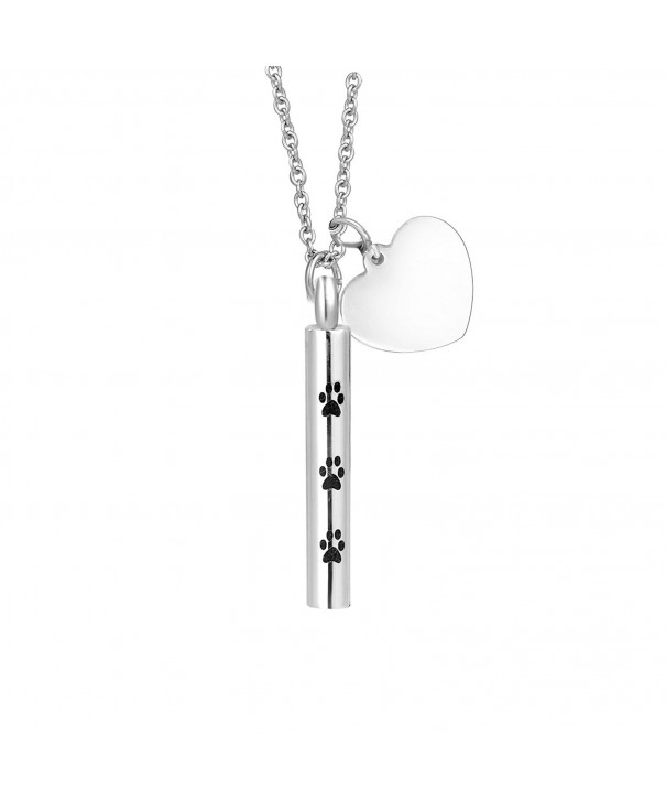 Cremation Personalized Cylinder necklace Memorial