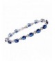 Sapphire Simulated Sparkling Birthstone Bracelets