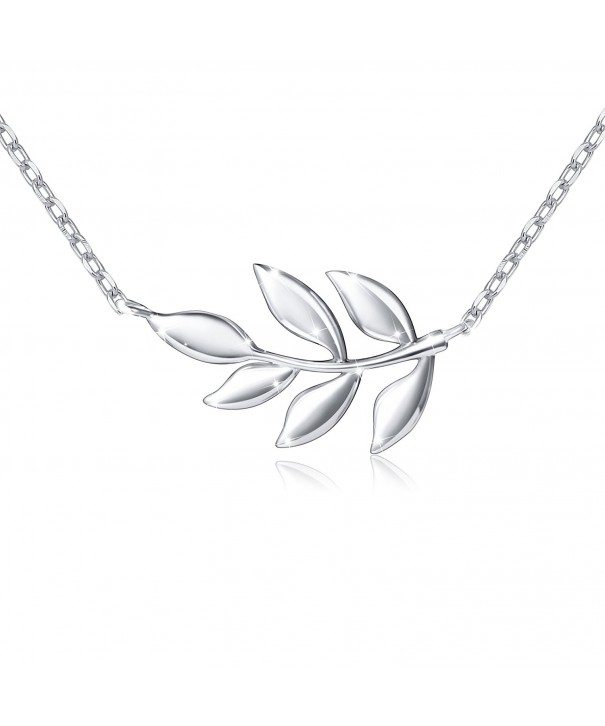 Sterling Silver Olive Necklace Women