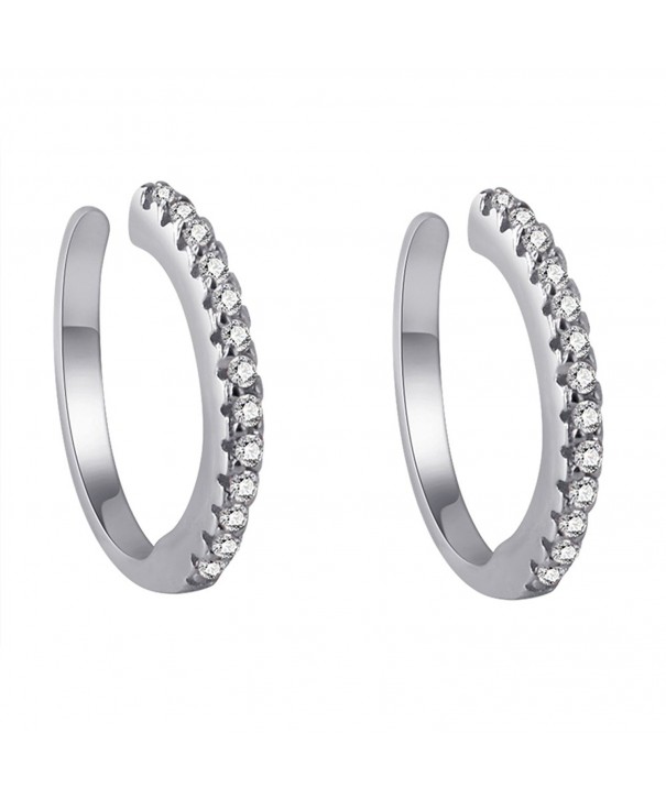 Sterling Silver Piercing Rhodium Plated