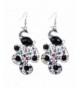 YAZILIND European Peacock Colorful Earrings