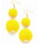 Womens Double Lantern Pierced Earrings