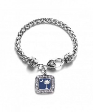 Carolina Classic Silver Crystal Bracelet