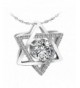 Jewelry Sterling Necklace Hexagram Exquisite