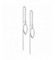 Sterling Threader Earrings Minimalist Backing