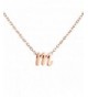 Rosegold Initial Necklace Graduation Personalized