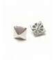 925 Sterling Silver Pyramid Earrings
