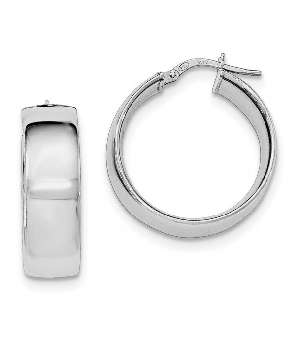 Sterling Silver Hoop Earrings Diameter