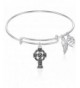 Expandable Bangle Bracelet Celtic Silver