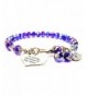 Sapphire Crystal Loving Memory Bracelet