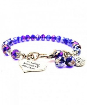 Sapphire Crystal Loving Memory Bracelet