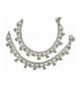 Indian anklet jewelry plated diamond