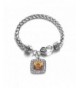 Michael Classic Silver Crystal Bracelet