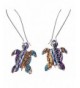 Womens Colored Turtle Earrings Shagwear