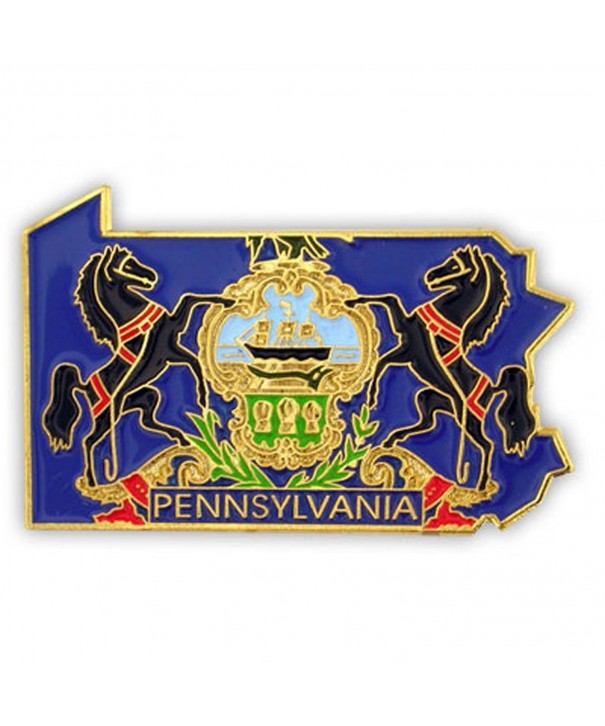 PinMarts State Shape Pennsylvania Lapel