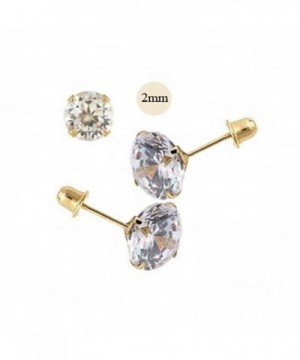 Simulated Diamond Earring Stamping Setting