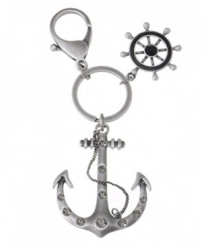 Alilang Nautical Swarovski Rhinestone Keychain