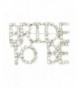 Faship Clear Crystal Bride Brooch