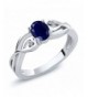 Sterling Sapphire Diamond Engagement Available