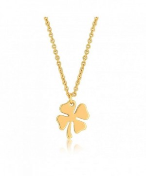 Four Clover Necklace Charm Plated
