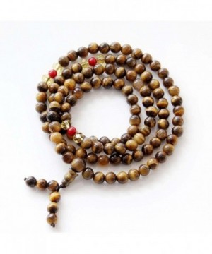 Tiger Buddhist Prayer Meditation Necklace