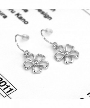 Sterling Silver Rhodium Plated Earrings