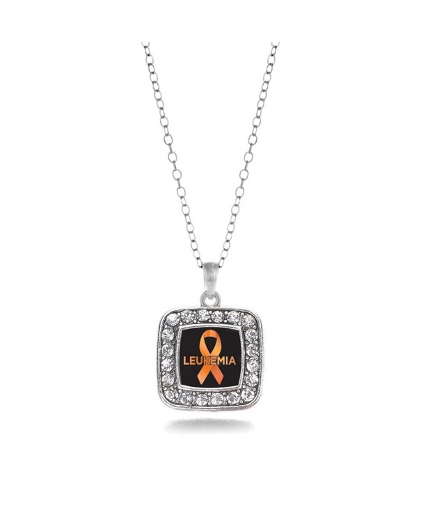 Leukemia Awareness Classic Silver Necklace