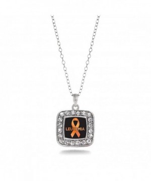 Leukemia Awareness Classic Silver Necklace