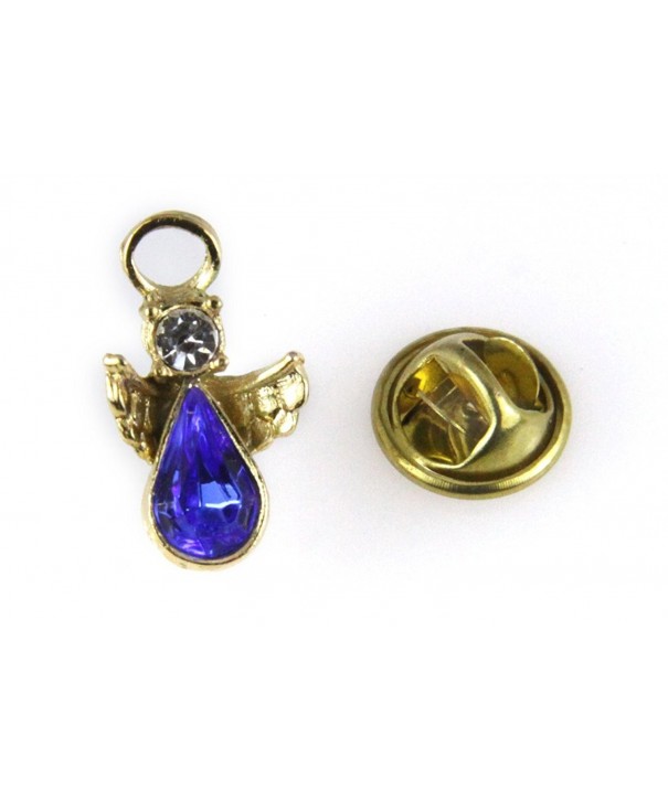 6030235 Rhinetone Guardian Brooch Christian