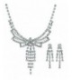 Fantastic Firefly Rhinestone Necklace Earring